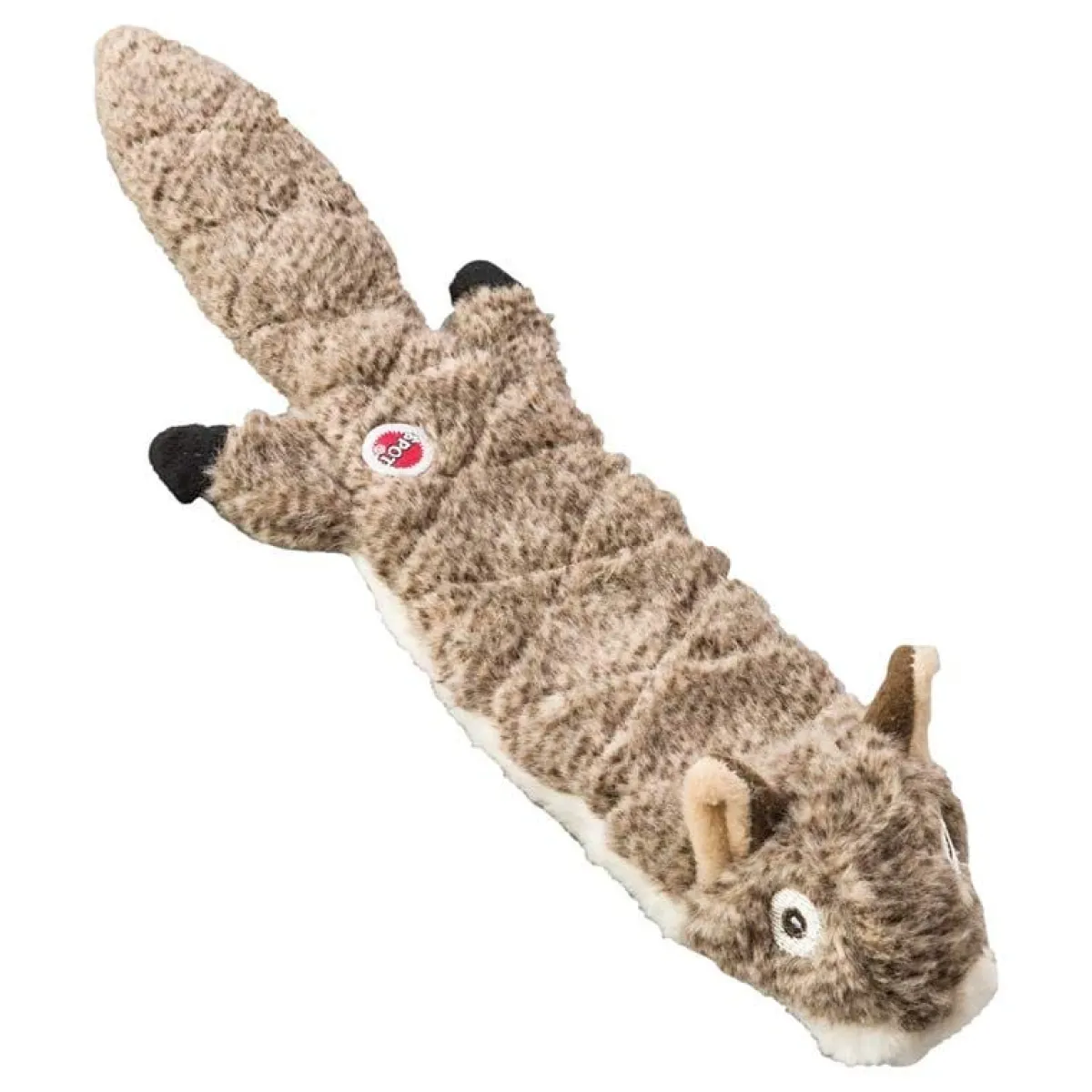 Ryan's Pet Supplies Mini Skinneeez Extreme Quilted Squirrel 14"