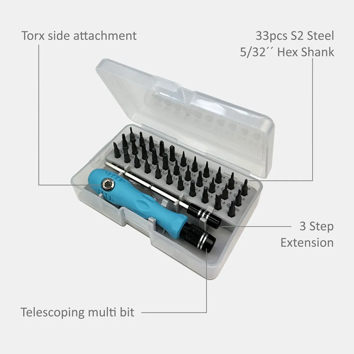 Ryan's Pet Supplies Mini Tool Set Screwdriver 36 in 1