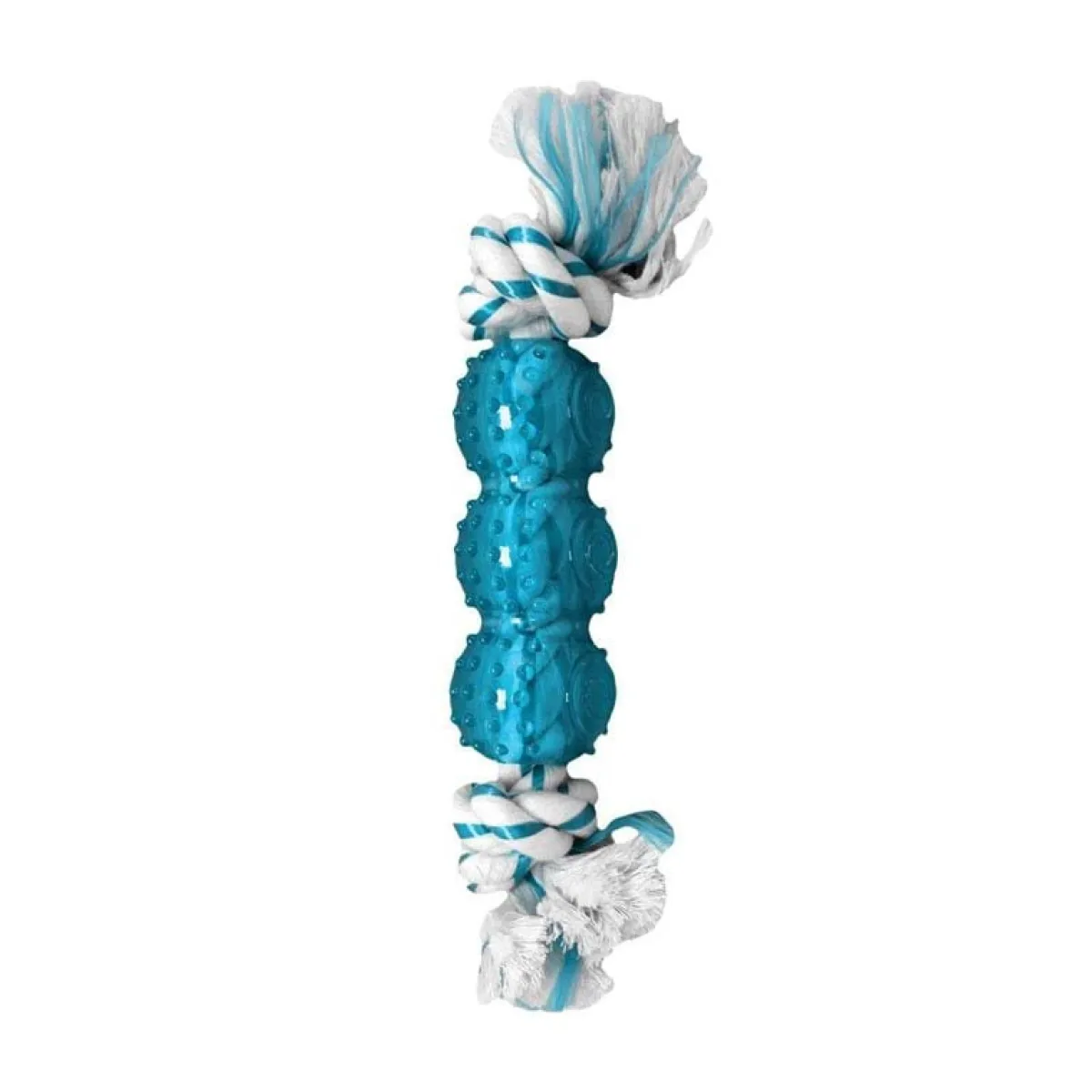 Ryan's Pet Supplies Multipet Canine Clean Peppermint Rope with 3 TPR Balls 6.5"