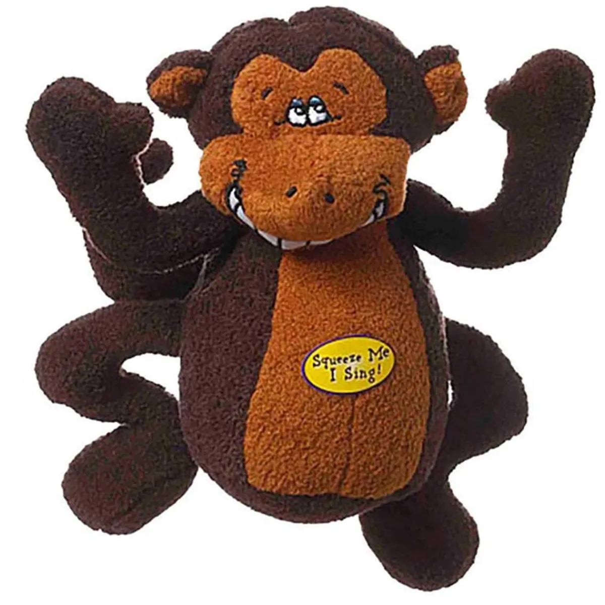 Ryan's Pet Supplies Multipet Deedle Dude Plush Monkey That Sings Deedle D