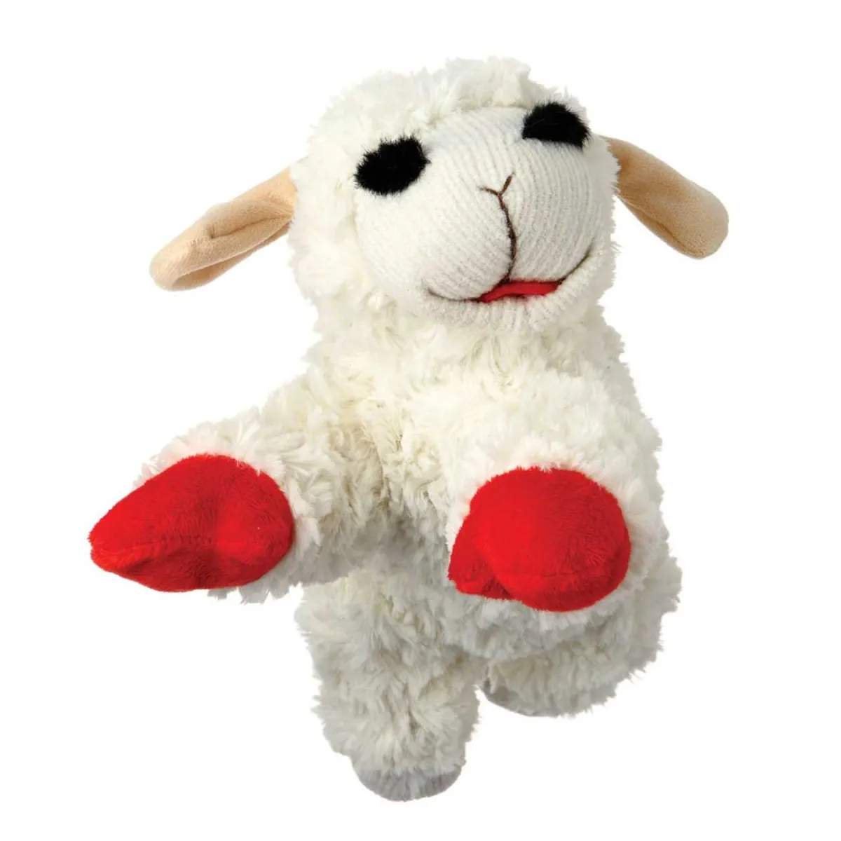 Ryan's Pet Supplies Multipet Lamb Chop Plush Toy 6"