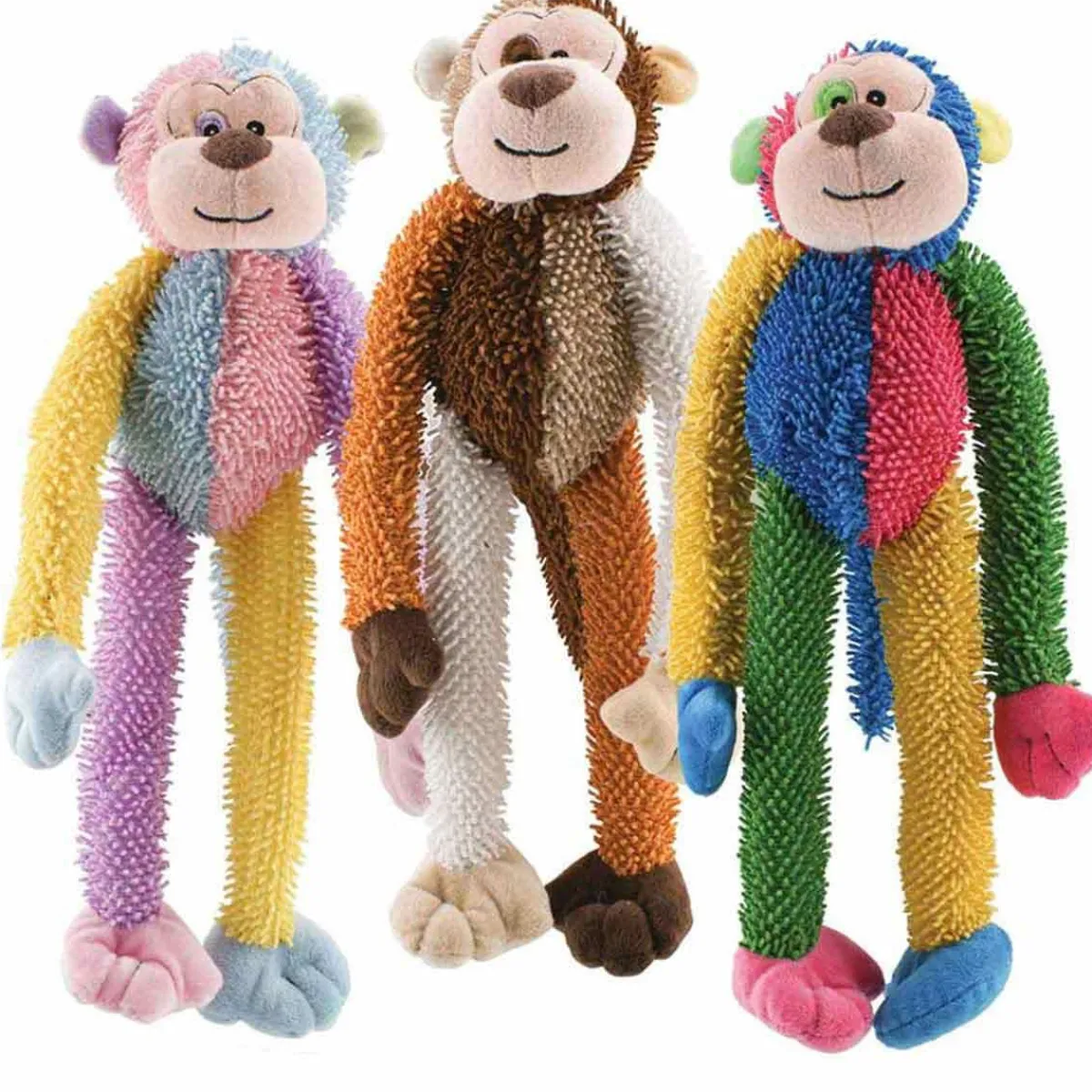 Ryan's Pet Supplies Multipet Multi-Crew Monkey 17"