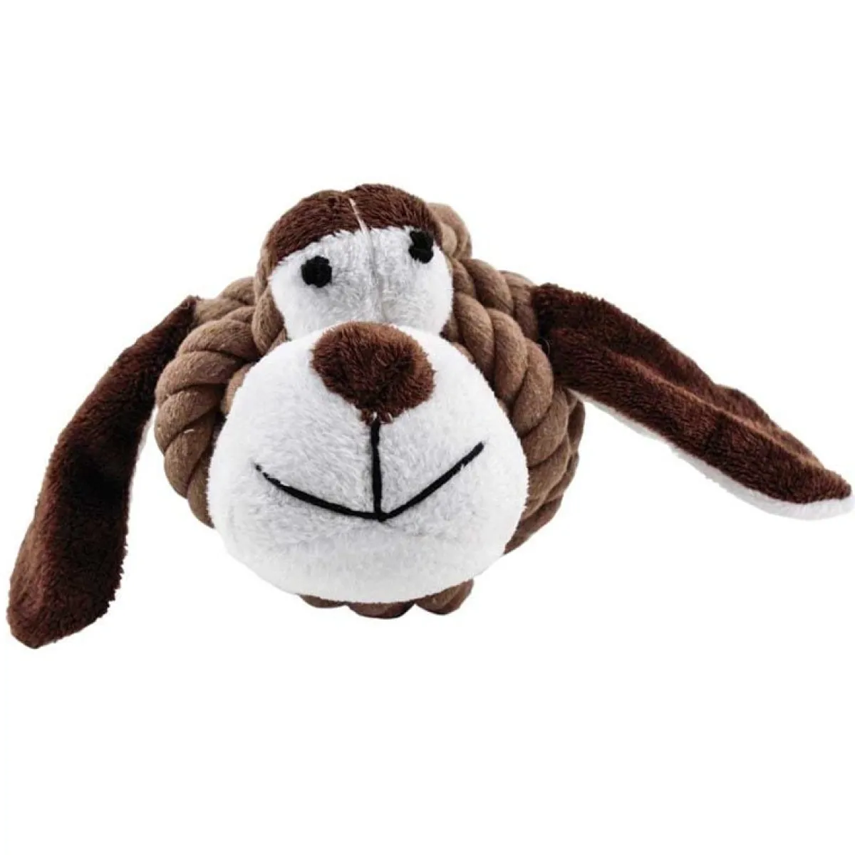 Ryan's Pet Supplies Multipet Rope Head Animal Dog 4"