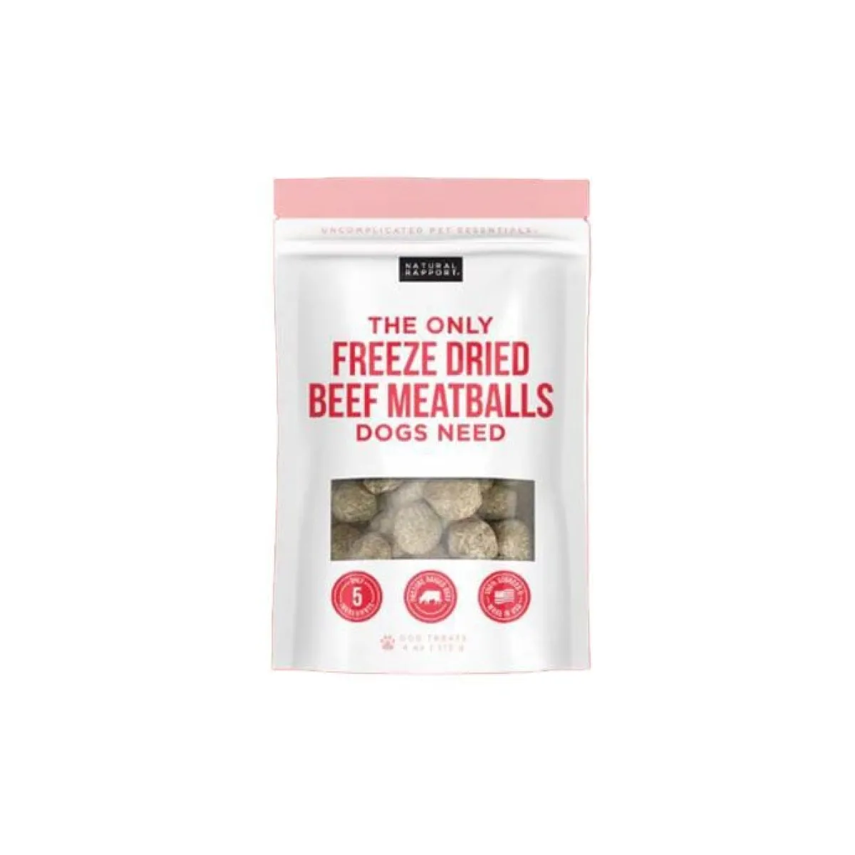 Ryan's Pet Supplies Natural Rapport The Only Freeze Dried Meatballs Dogs Need
