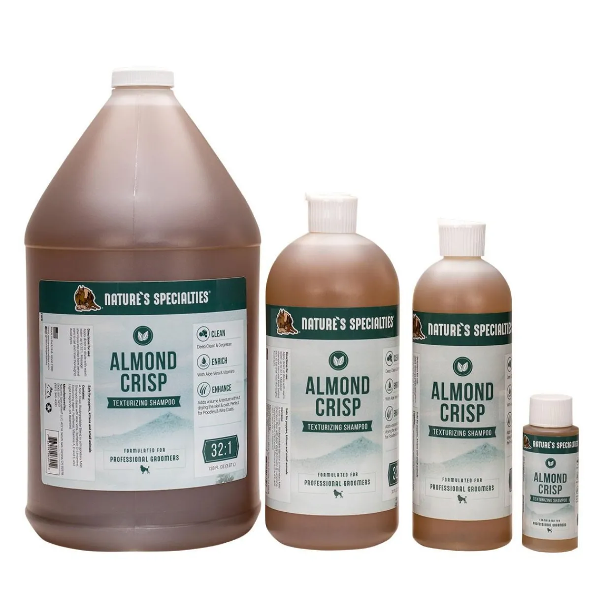 Ryan's Pet Supplies Natures Specialties Almond Crisp Degreasing Pet Shampoo 32:1