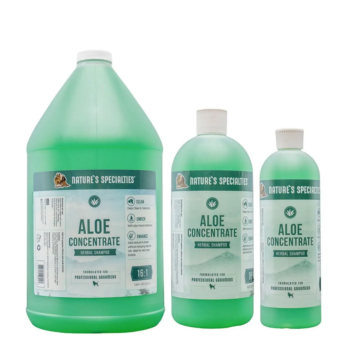 Ryan's Pet Supplies Nature's Specialties Aloe Concentrate Pet Shampoo 16:1