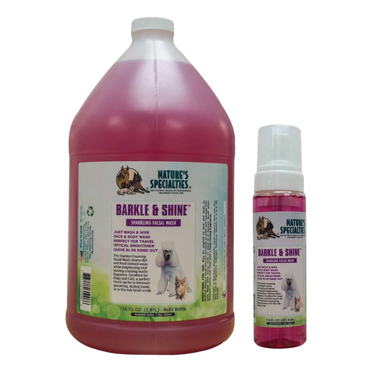 Ryan's Pet Supplies Nature's Specialties Barkle and Shine Pet Facial Wash