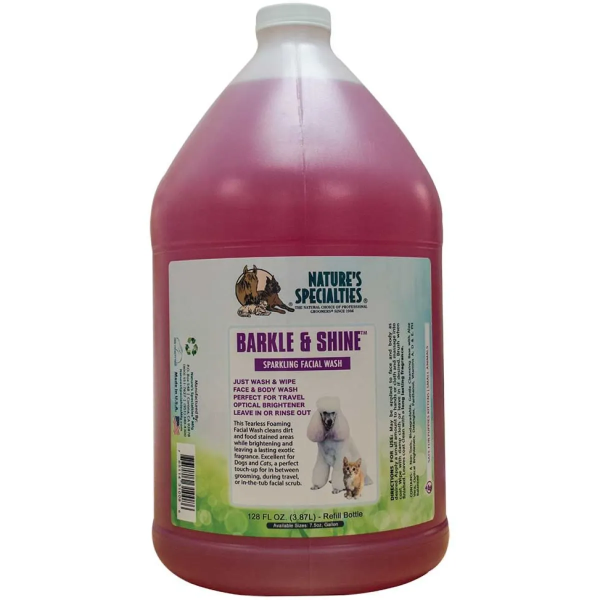 natures_specialties_barkle_and_shine_pet_facial_wash_3.webp Ryan's Pet Supplies Nature's Specialties Barkle and Shine Pet Facial Wash
