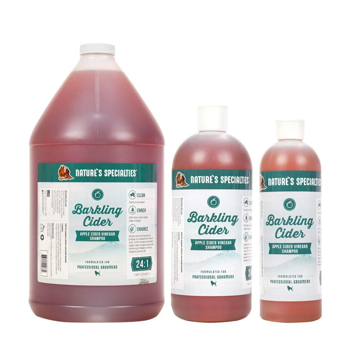 Ryan's Pet Supplies Nature's Specialties Barkling Cider Shampoo 24:1