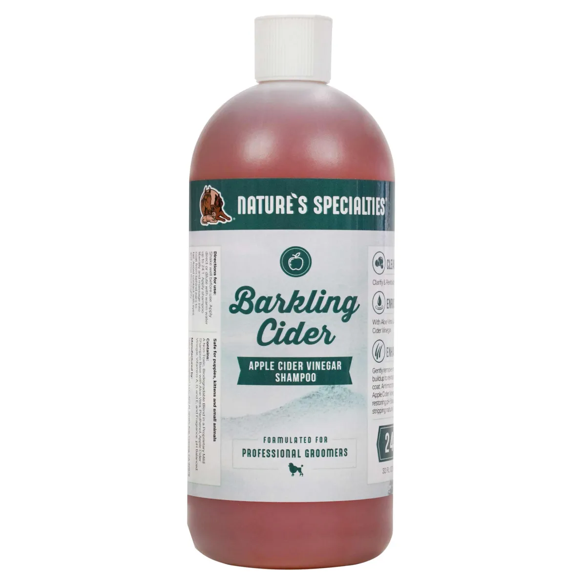 natures_specialties_barkling_cider_shampoo__3.webp Ryan's Pet Supplies Nature's Specialties Barkling Cider Shampoo 24:1