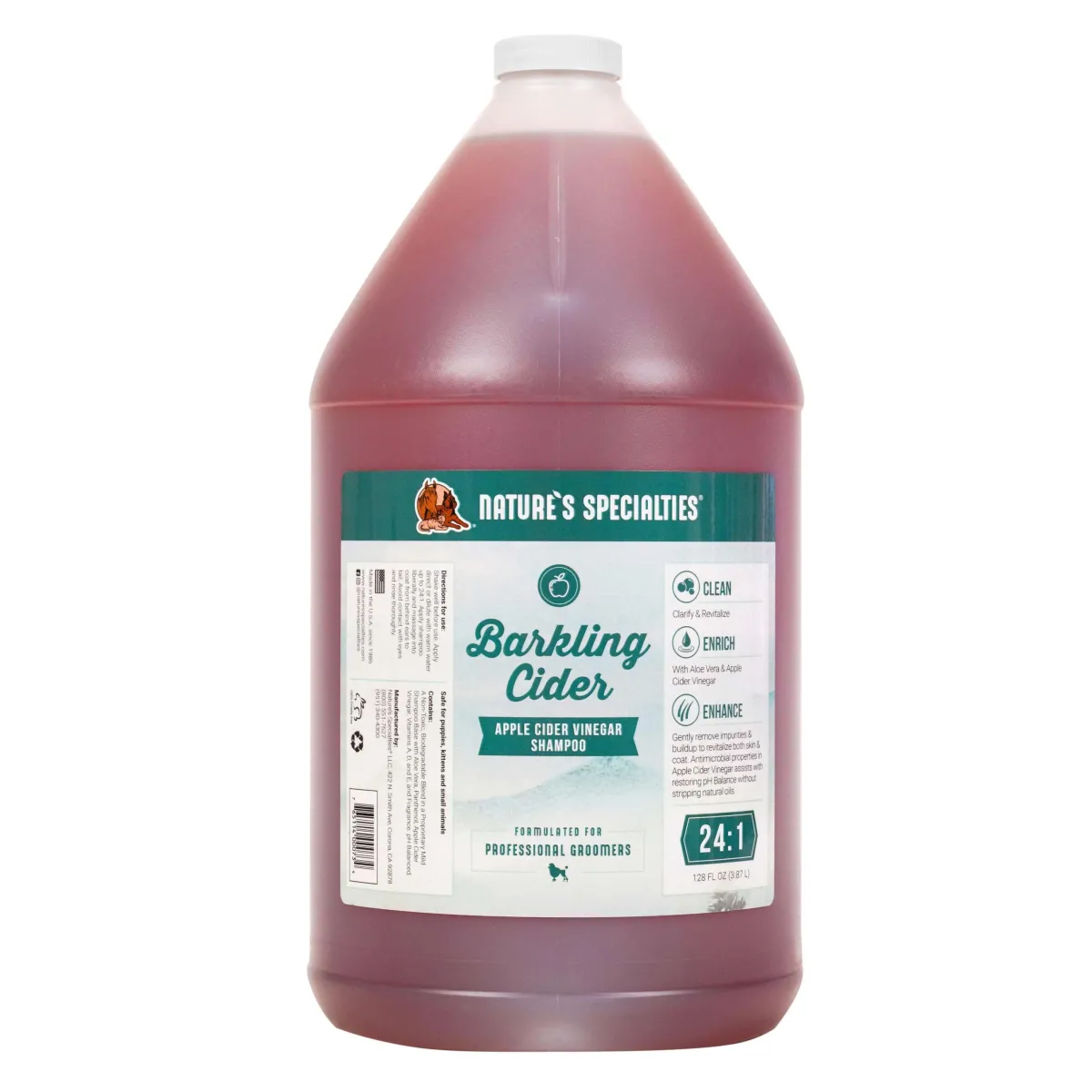 natures_specialties_barkling_cider_shampoo__4.webp Ryan's Pet Supplies Nature's Specialties Barkling Cider Shampoo 24:1