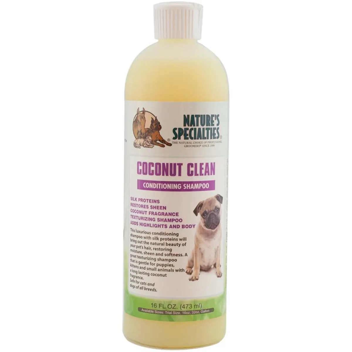 Ryan's Pet Supplies Nature's Specialties Coconut Clean Pet Shampoo 16:1