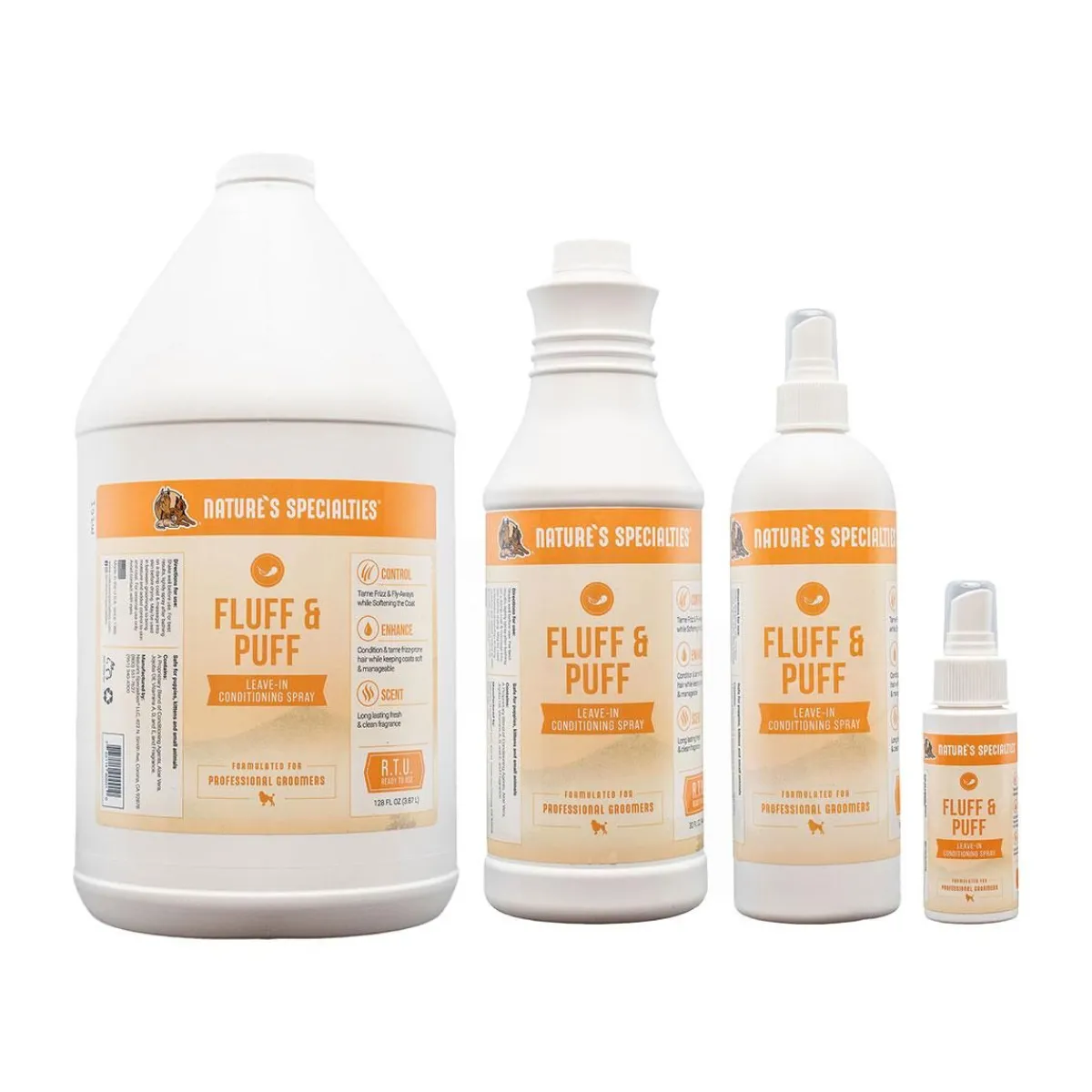 Ryan's Pet Supplies Nature's Specialties Fluff & Puff Remoisturizing Spray