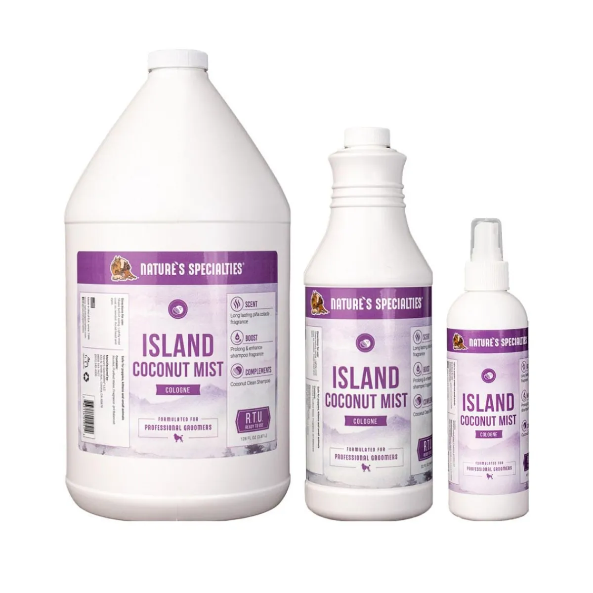 Ryan's Pet Supplies Nature's Specialties Foo Foo Cologne - Island Coconut Mist