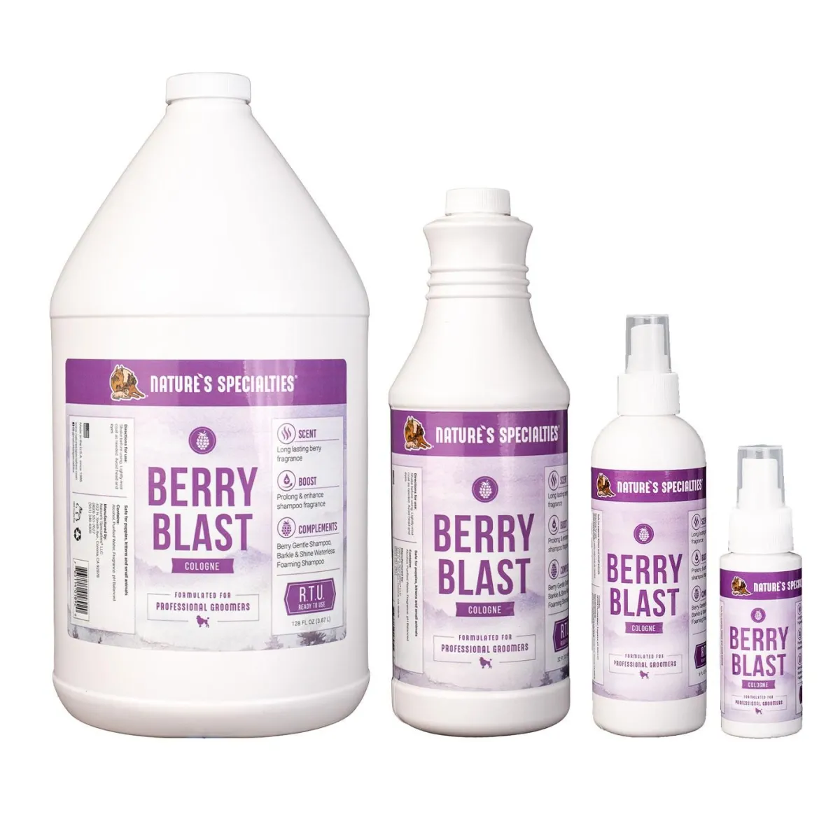 Ryan's Pet Supplies Nature's Specialties Foo Foo Pet Cologne - Berry Blast Scent