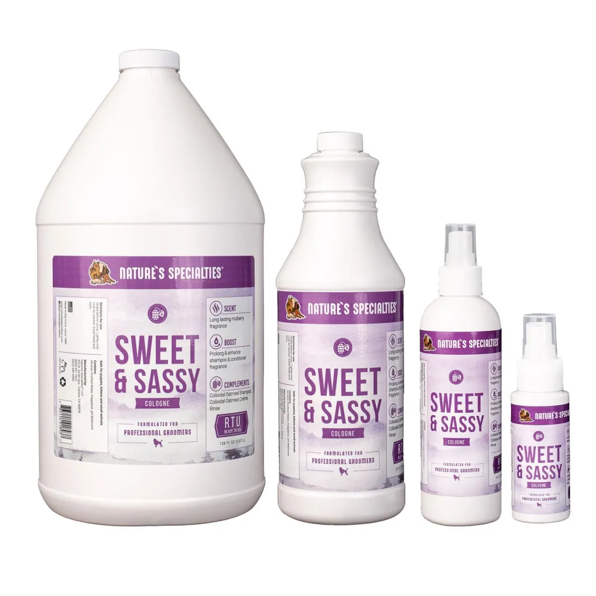 Ryan's Pet Supplies Nature's Specialties Foo Foo Pet Cologne - Sweet and Sassy