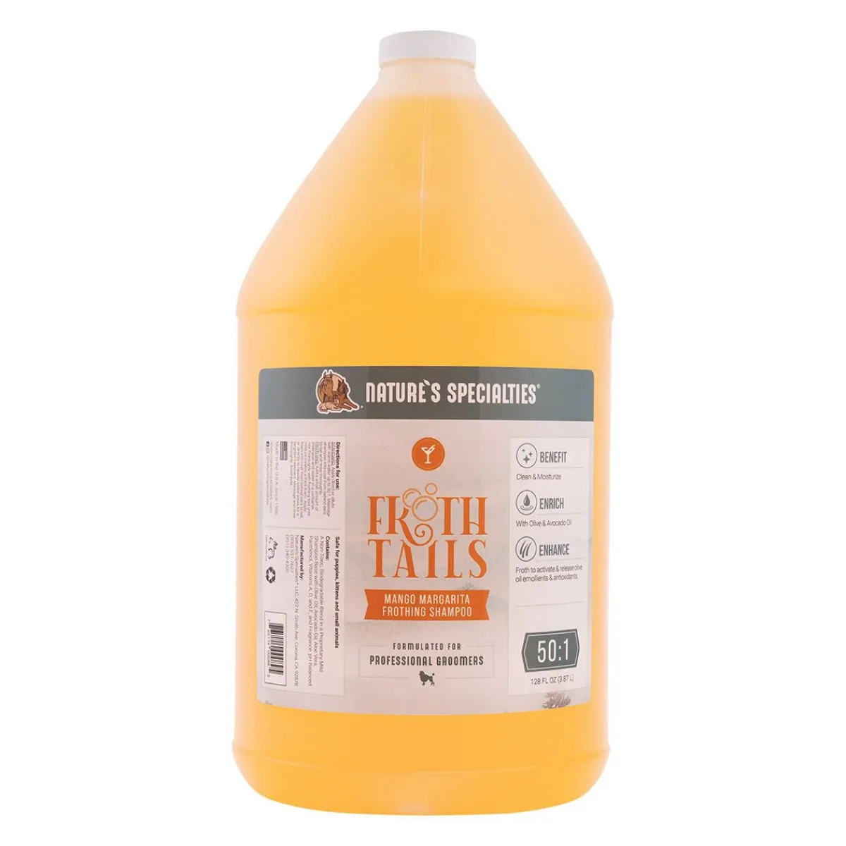 natures_specialties_froth_tails_mango_margarita_shampoo_4.webp Ryan's Pet Supplies Nature's Specialties Froth Tails Mango Margarita Shampoo