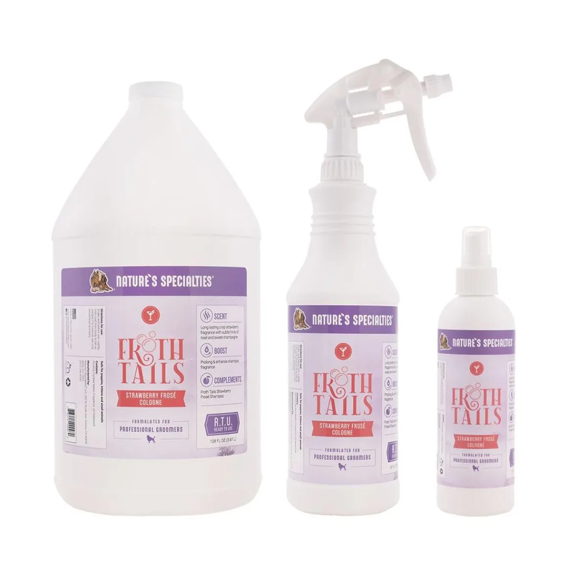 Ryan's Pet Supplies Nature's Specialties Froth Tails Strawberry Frosé Cologne