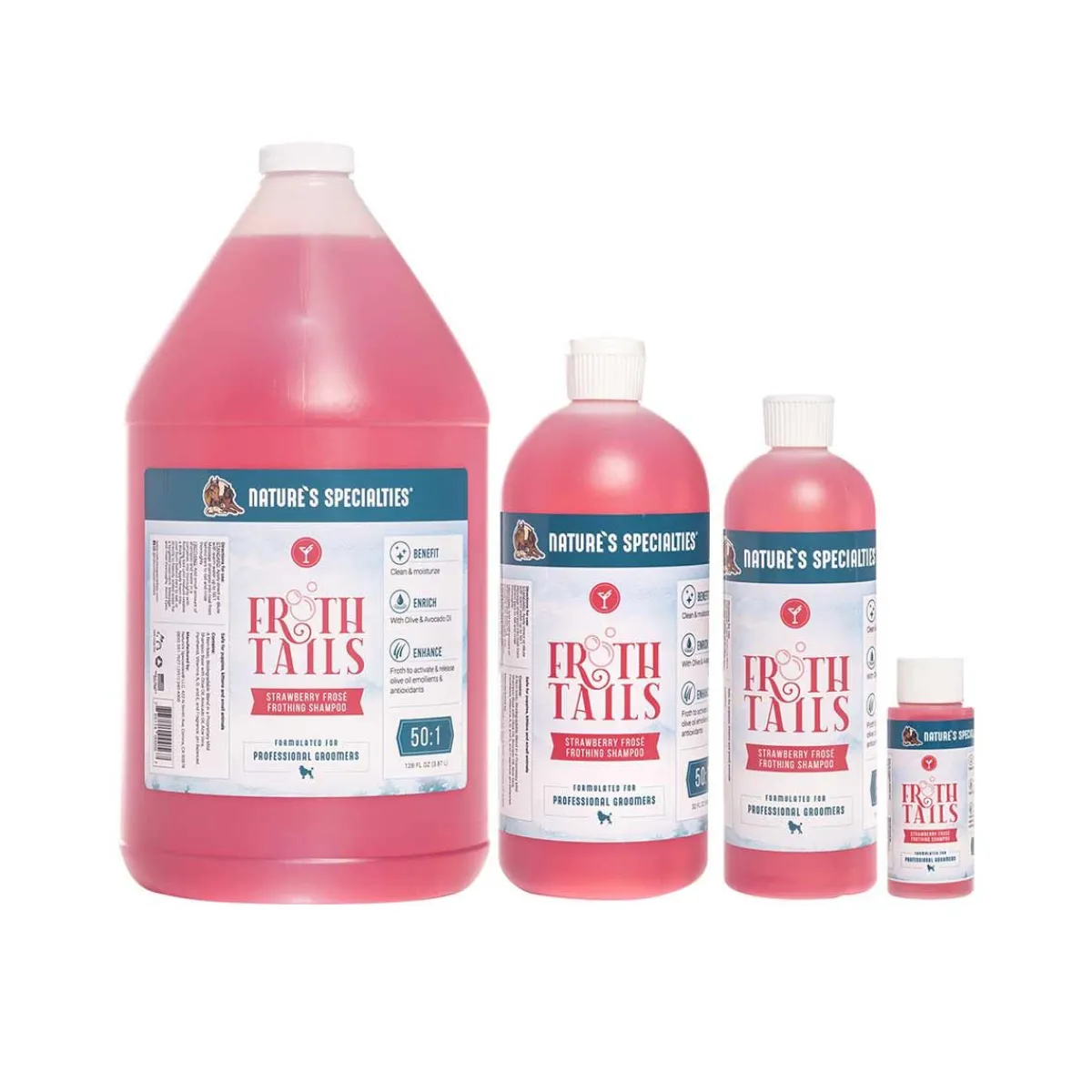 Ryan's Pet Supplies Nature's Specialties Froth Tails Strawberry Frose Shampoo