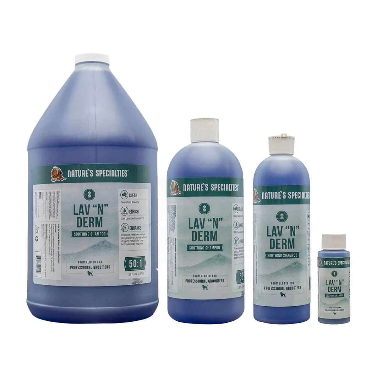 Ryan's Pet Supplies Nature's Specialties Lav-N-Derm Pet Shampoo 50:1