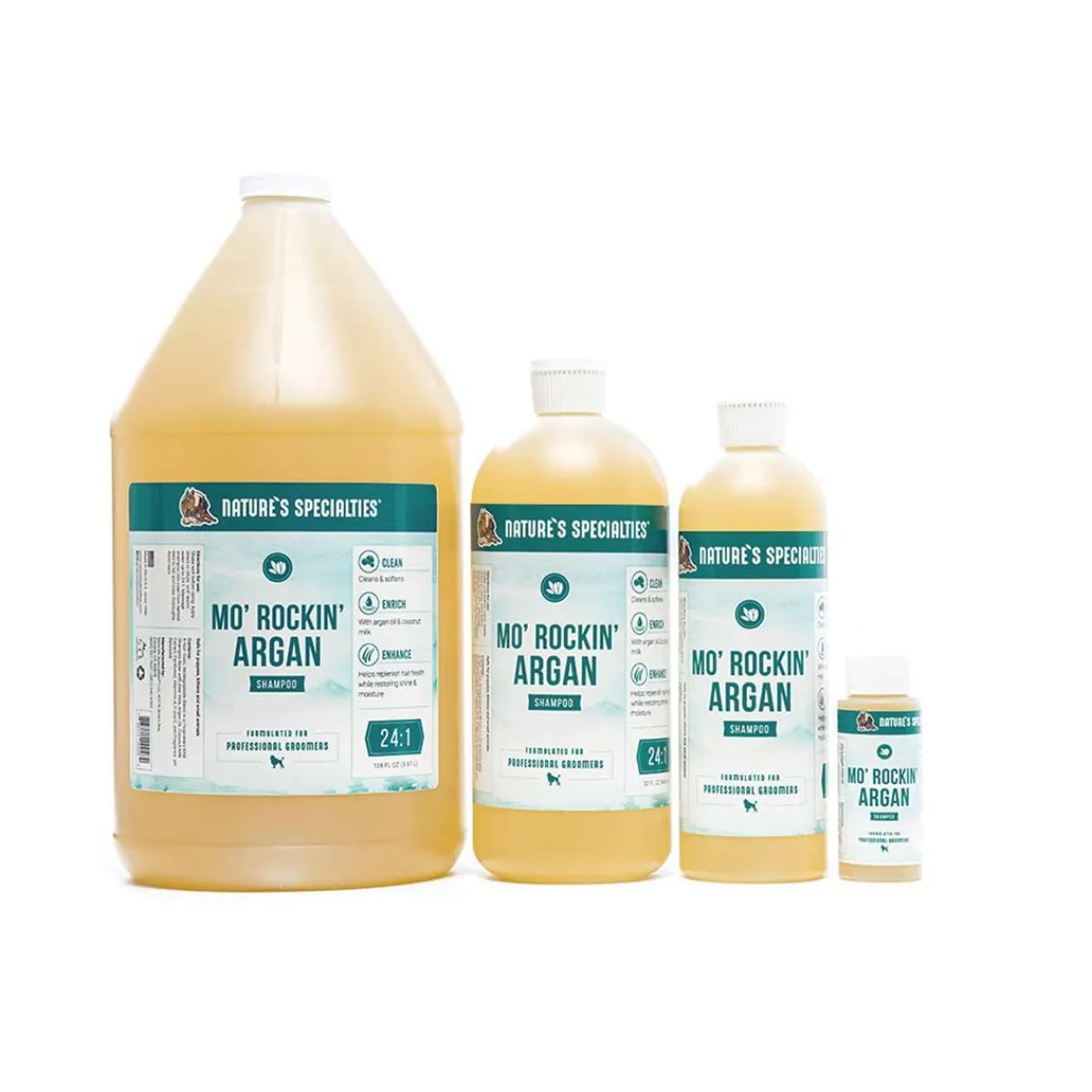 Ryan's Pet Supplies Nature's Specialties Mo' Rockin' Argan Pet Shampoo 24:1