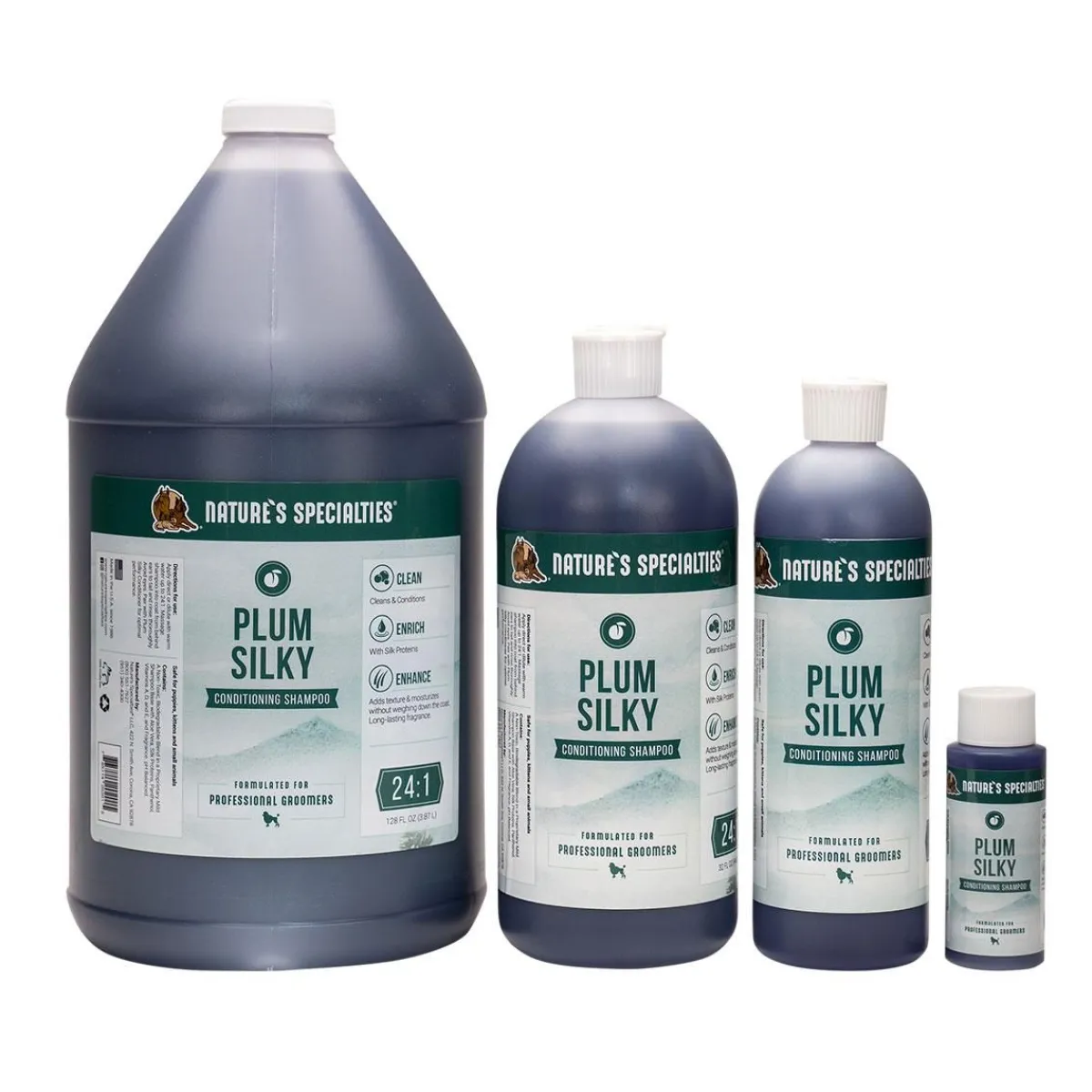 Ryan's Pet Supplies Natures Specialties Plum Silky Shampoo 24:1