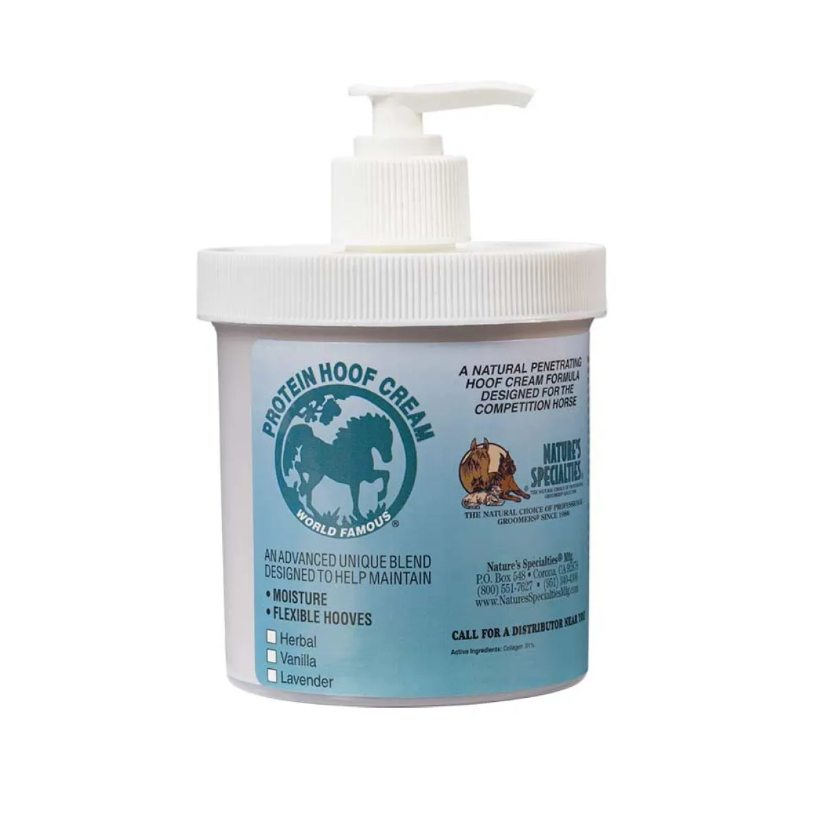 Ryan's Pet Supplies Natures Specialties Protein Hoof Cream Lavender 16 oz