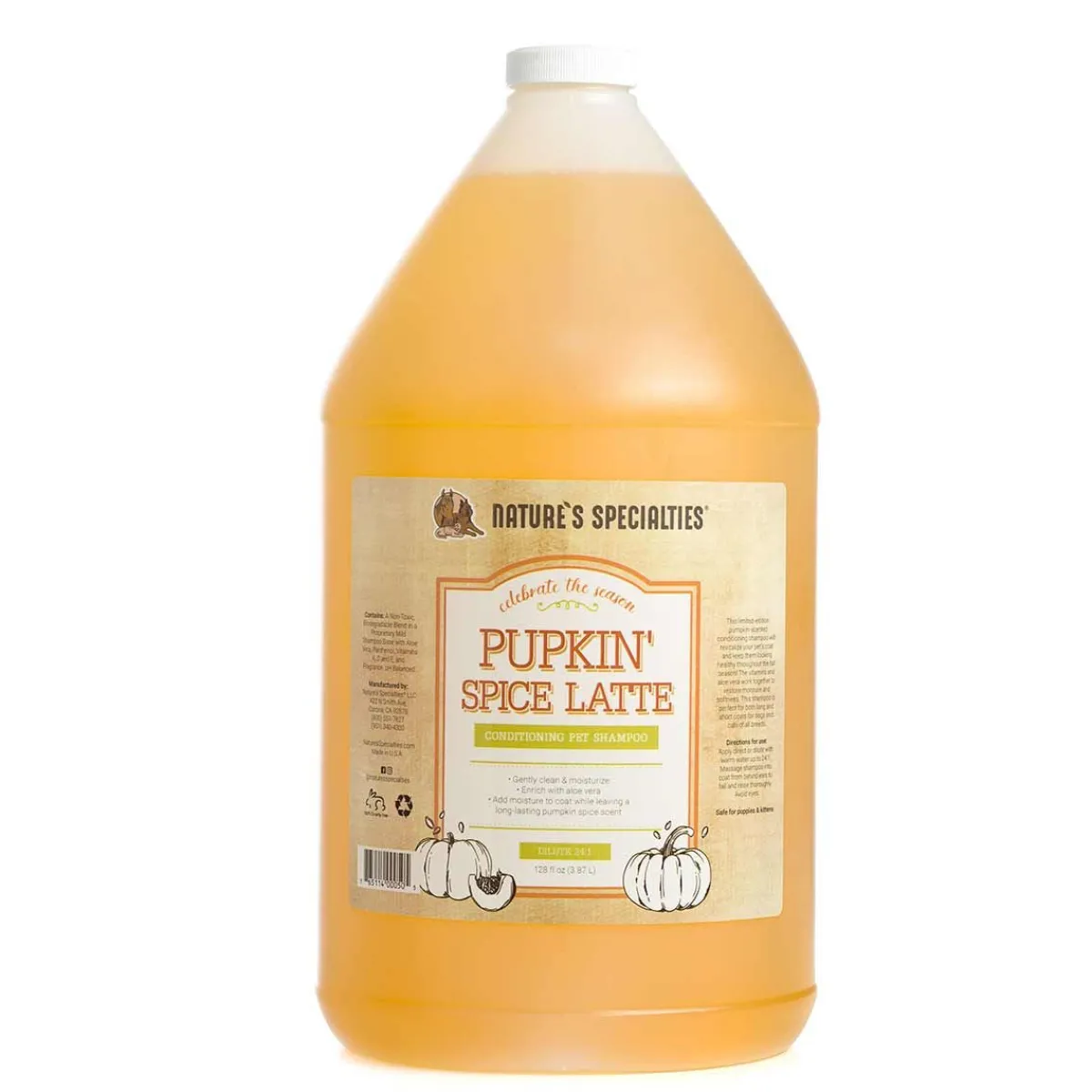 natures_specialties_pupkin_spice_latte_pet_shampoo_2.webp Ryan's Pet Supplies Nature's Specialties Pupkin Spice Latte Pet Shampoo