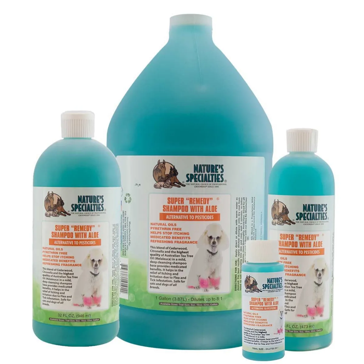 Ryan's Pet Supplies Nature's Specialties Super Remedy Pet Shampoo 8:1