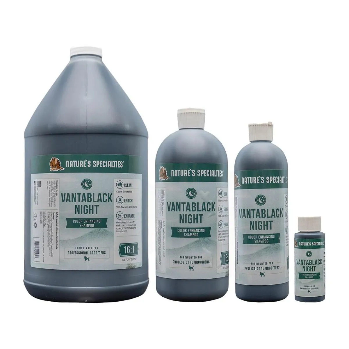 Ryan's Pet Supplies Nature's Specialties Vantablack Night Pet Shampoo 16:1