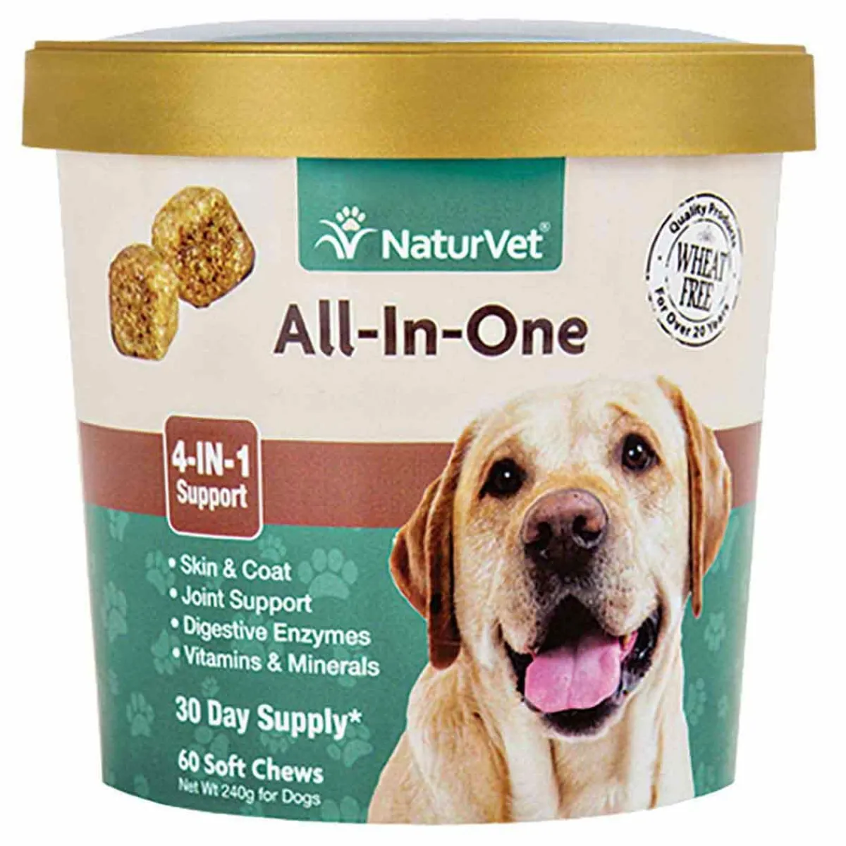 Ryan's Pet Supplies NaturVet All-in-One Soft Chew 60 Count