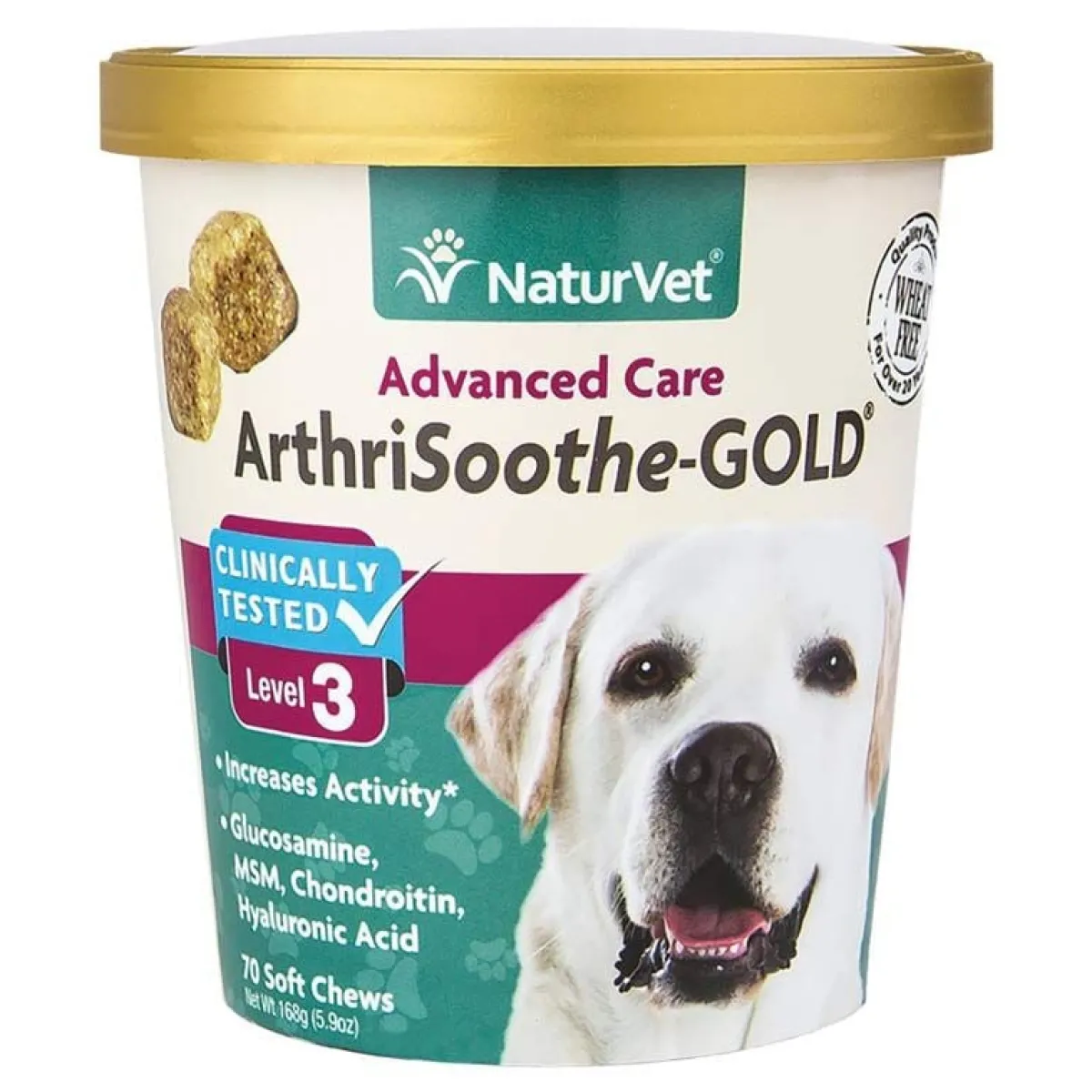 Ryan's Pet Supplies NaturVet Arthrisoothe -Gold Level 3 Soft Chew 70 Count