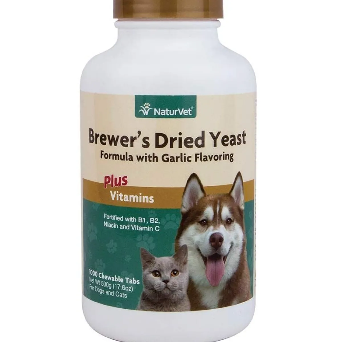 Ryan's Pet Supplies NaturVet Brewer's Yeast With Garlic 1000 Tablets