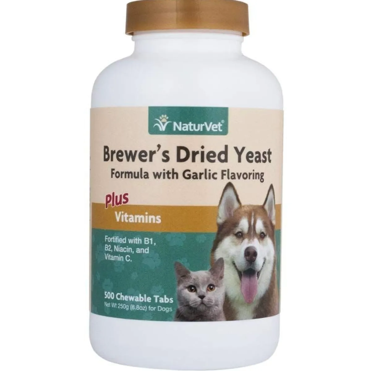 Ryan's Pet Supplies NaturVet Brewer's Yeast With Garlic 500 Tablets