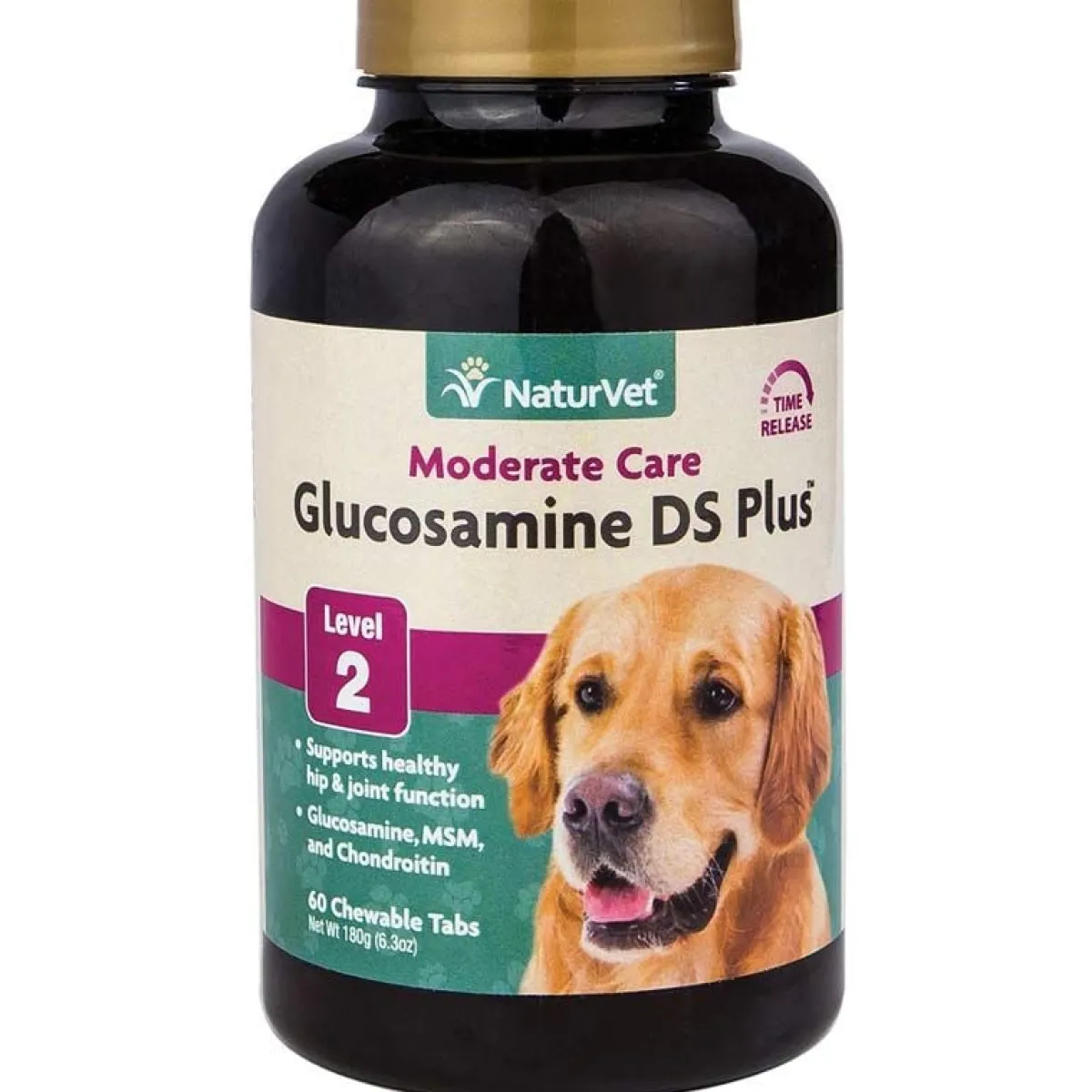 Ryan's Pet Supplies NaturVet Glucosamine DS Plus MSM And Chondroitin Time Release 60 Tabs