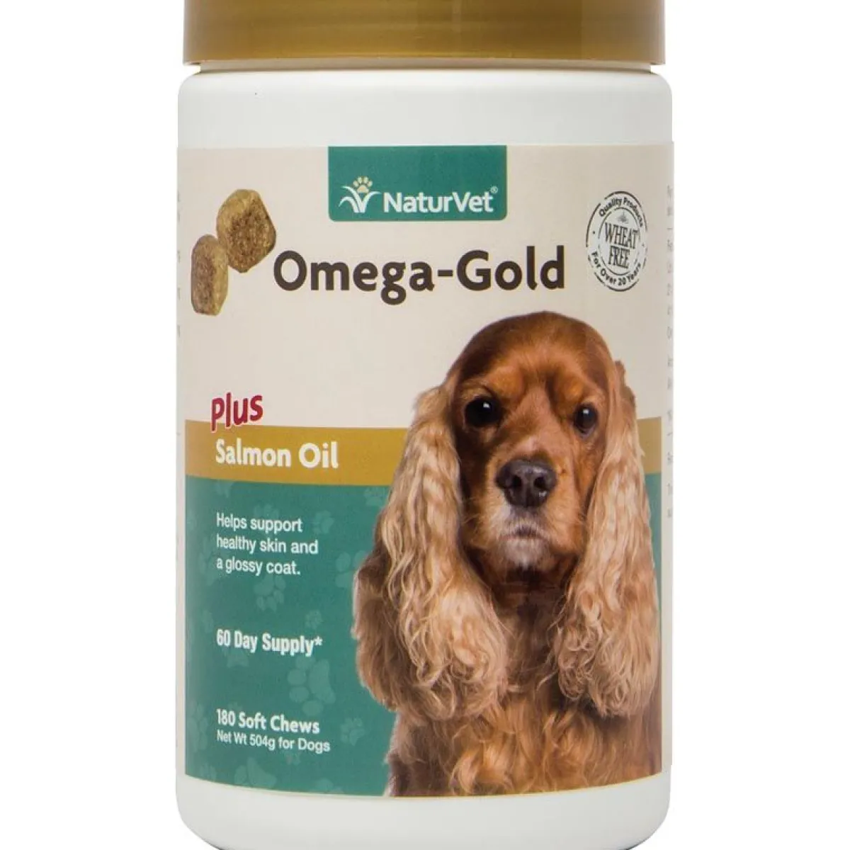 Ryan's Pet Supplies NaturVet Omega-Gold Plus Salmon Oil Soft Chews 180 Count