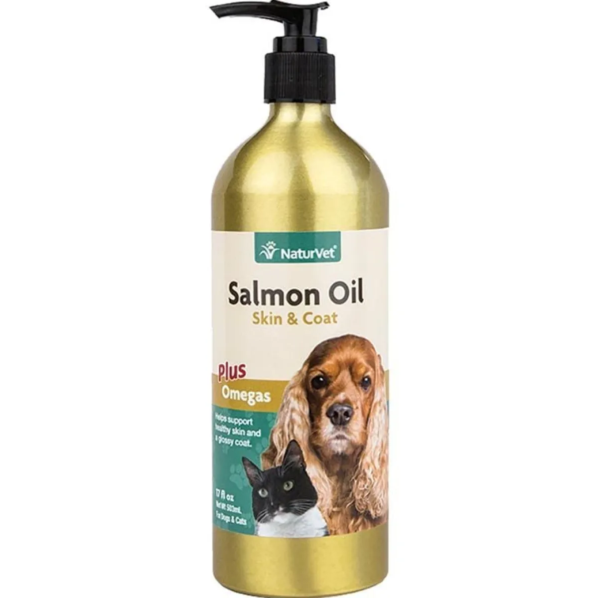Ryan's Pet Supplies NaturVet Salmon Oil 17 oz