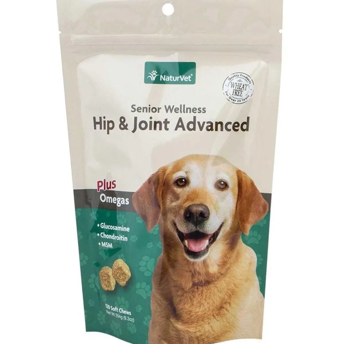 Ryan's Pet Supplies NaturVet Senior Hip & Joint Advanced Omegas Soft Chews 120ct