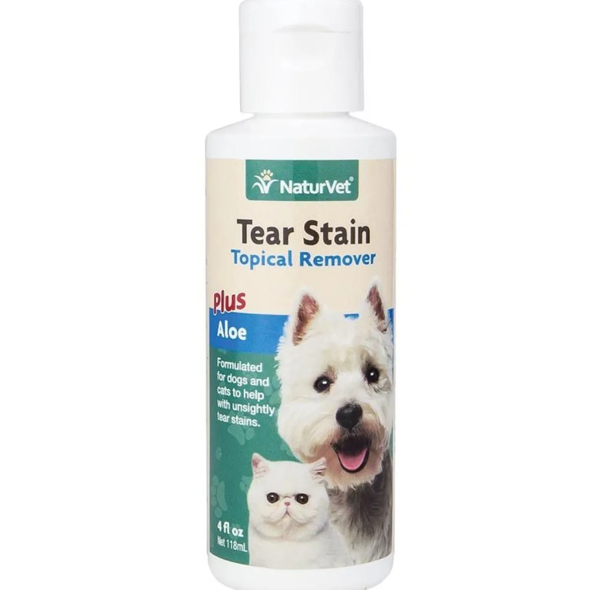 Ryan's Pet Supplies NaturVet Topical Tear Stain Remover for Pets - 4oz
