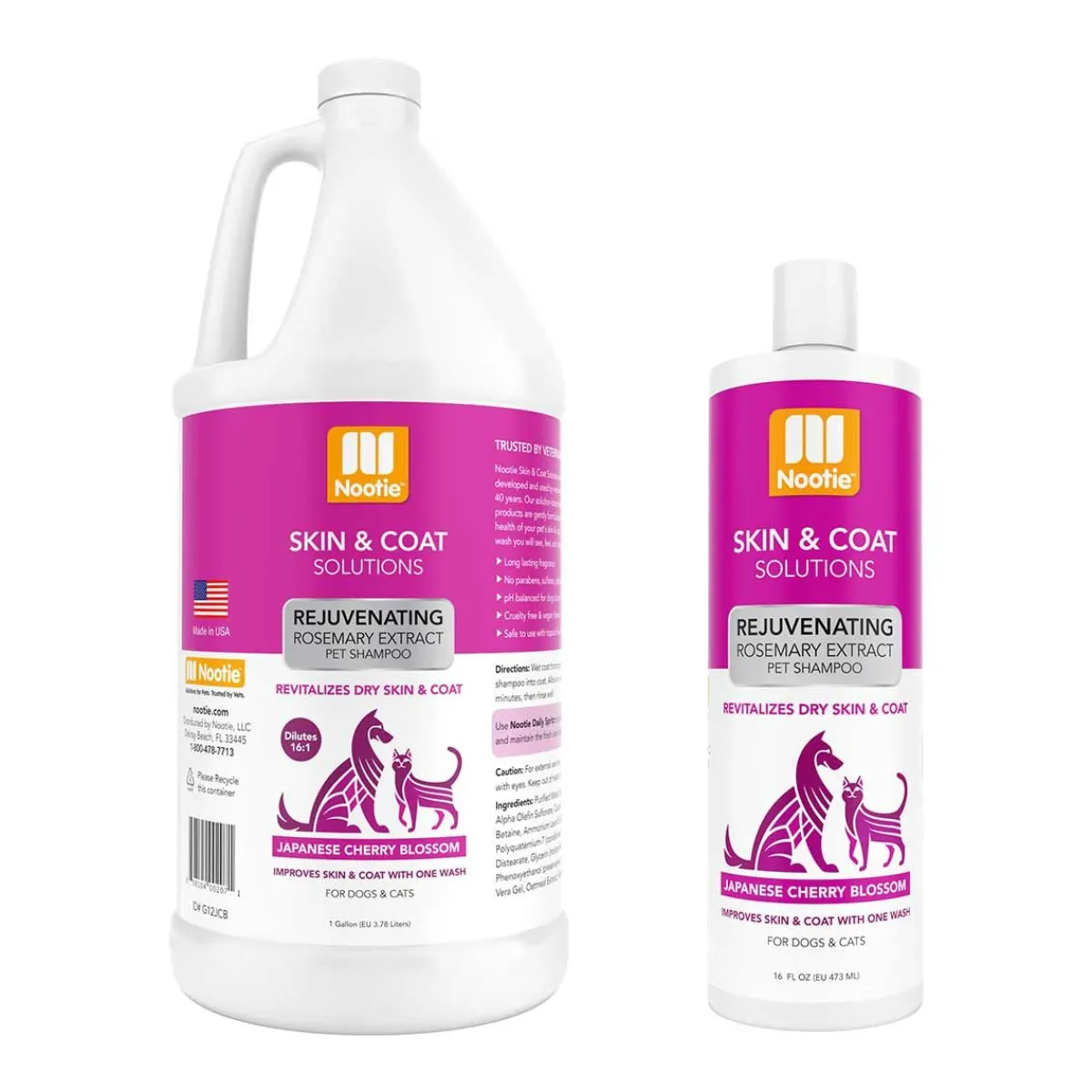 Ryan's Pet Supplies Nootie Japanese Cherry Blossom with Rosemary Extract Shampoo