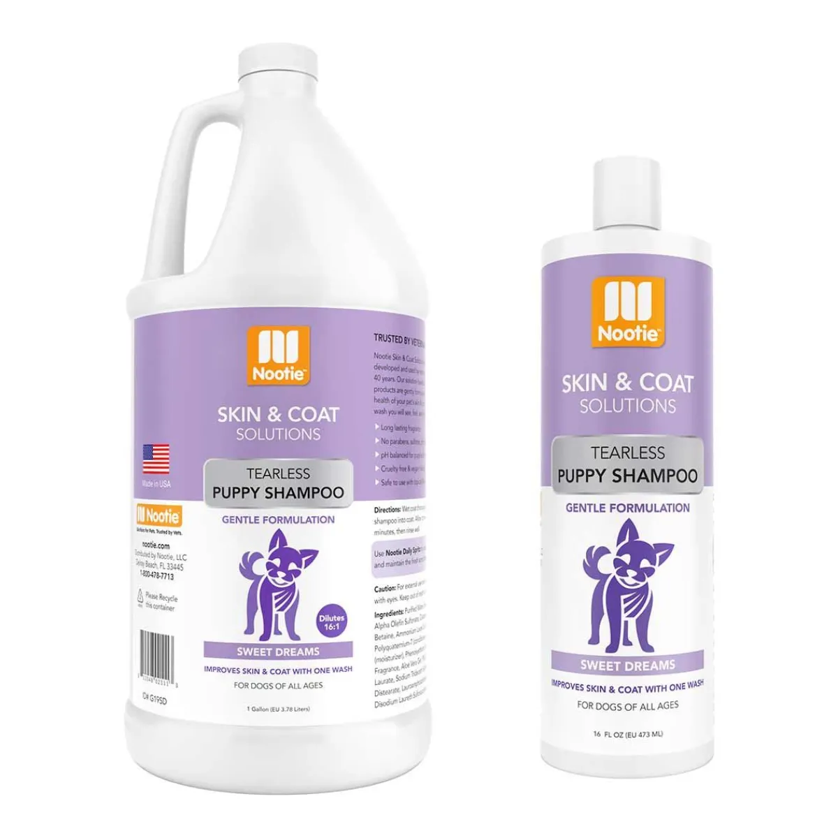 Ryan's Pet Supplies Nootie Sweet Dreams Tearless Puppy Shampoo