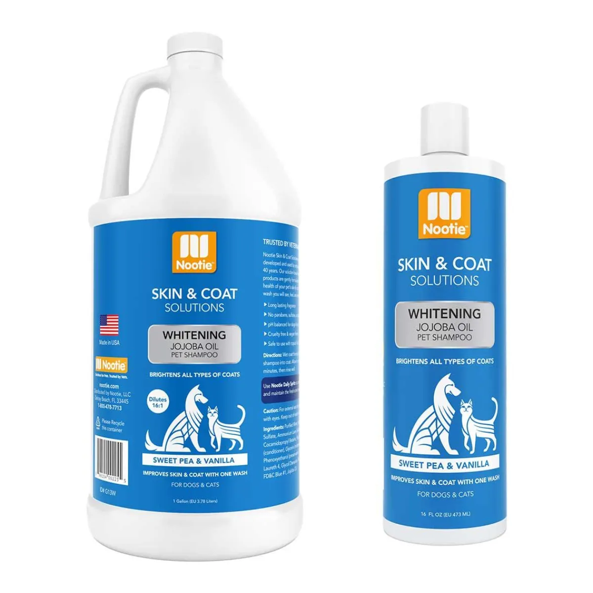 Ryan's Pet Supplies Nootie Sweet Pea & Vanilla Whitening and Brightening Shampoo