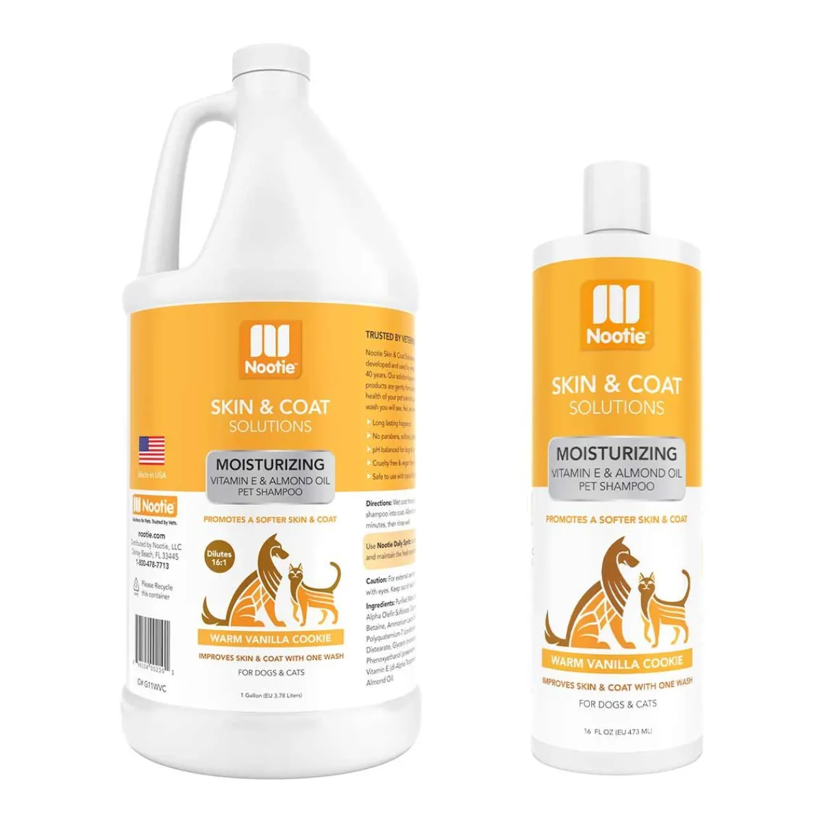 Ryan's Pet Supplies Nootie Warm Vanilla Cookie Moisturizing Pet Shampoo