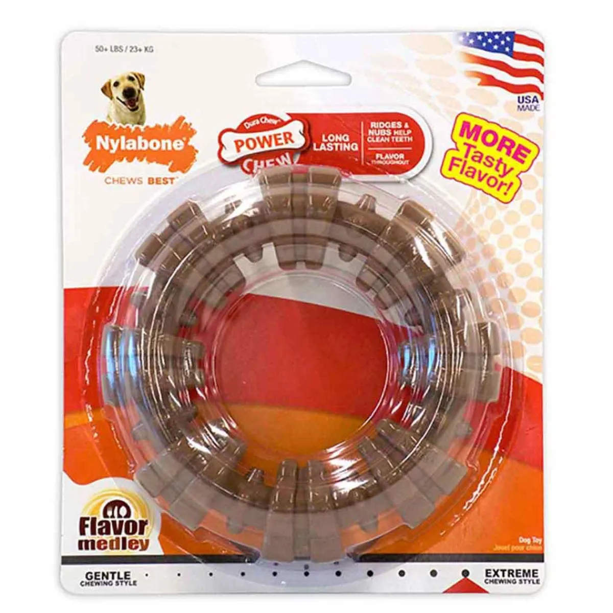 Ryan's Pet Supplies Nylabone DuraChew Textured Ring Souper