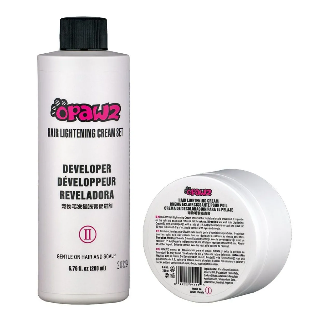 Ryan's Pet Supplies OPAWZ Lightening Cream and Developer Value Pack