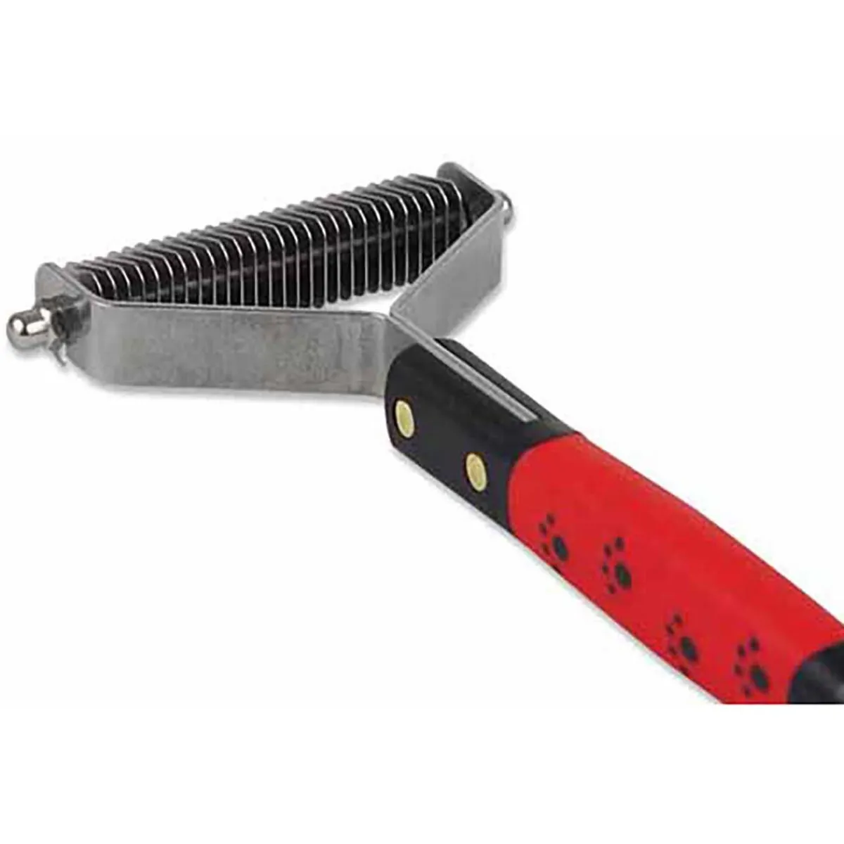 Ryan's Pet Supplies Paw Brothers 26 Blade Double Wide Coat Rake (Fine)