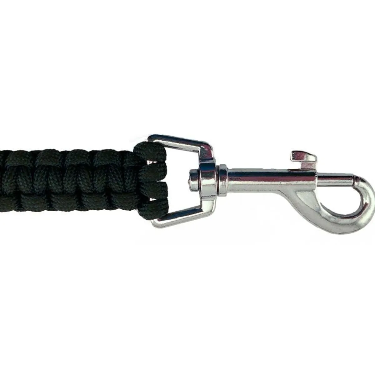 Ryan's Pet Supplies Paw Brothers 6' Tactical Cord Cobra Weave Lead Black