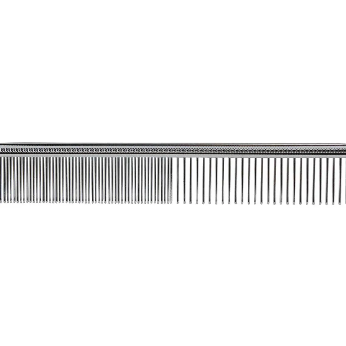 Ryan's Pet Supplies Paw Brothers Chrome Comb 5" Fine/Coarse Greyhound Style
