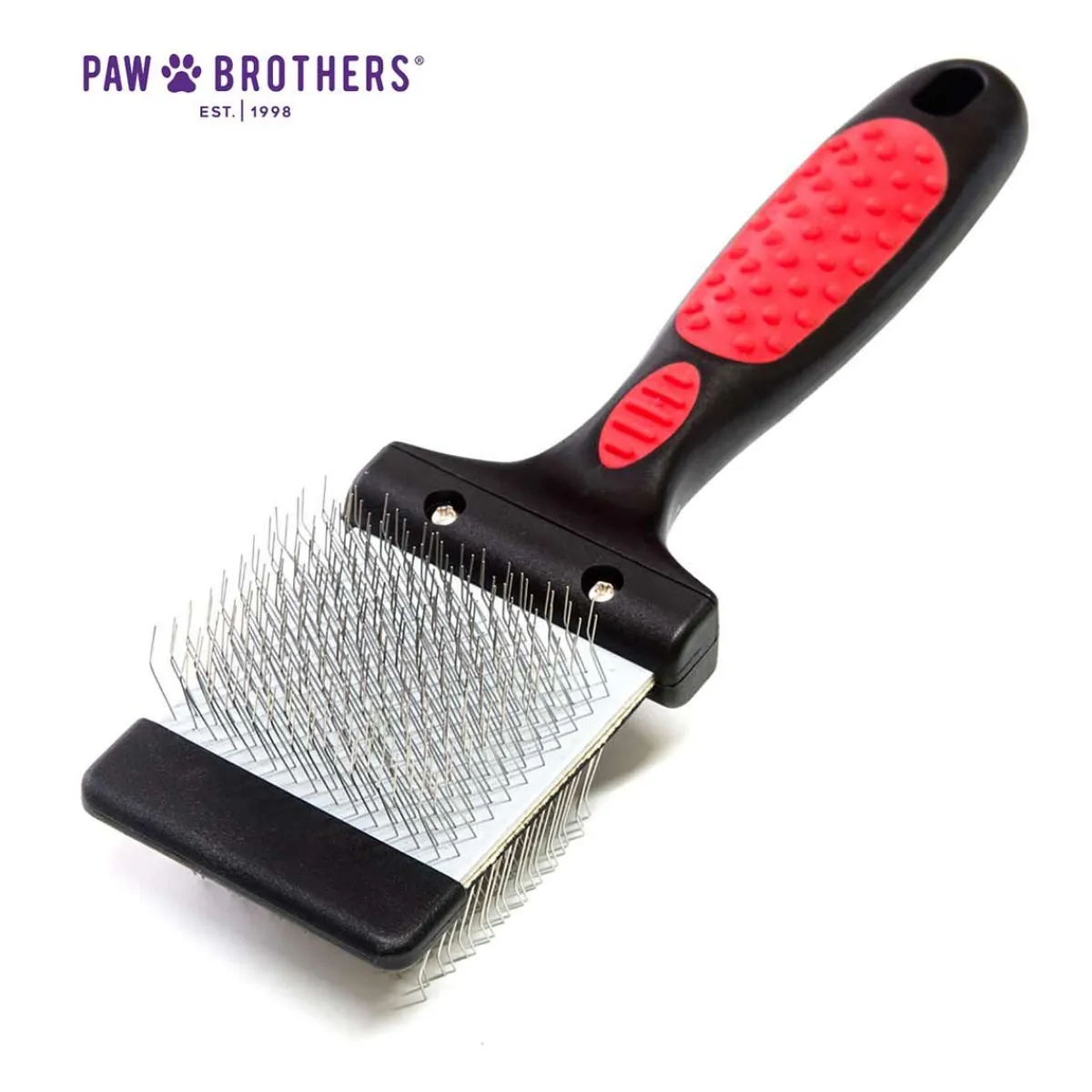 Ryan's Pet Supplies Paw Brothers Double Sided Flex Slicker Brush (Soft/Small)