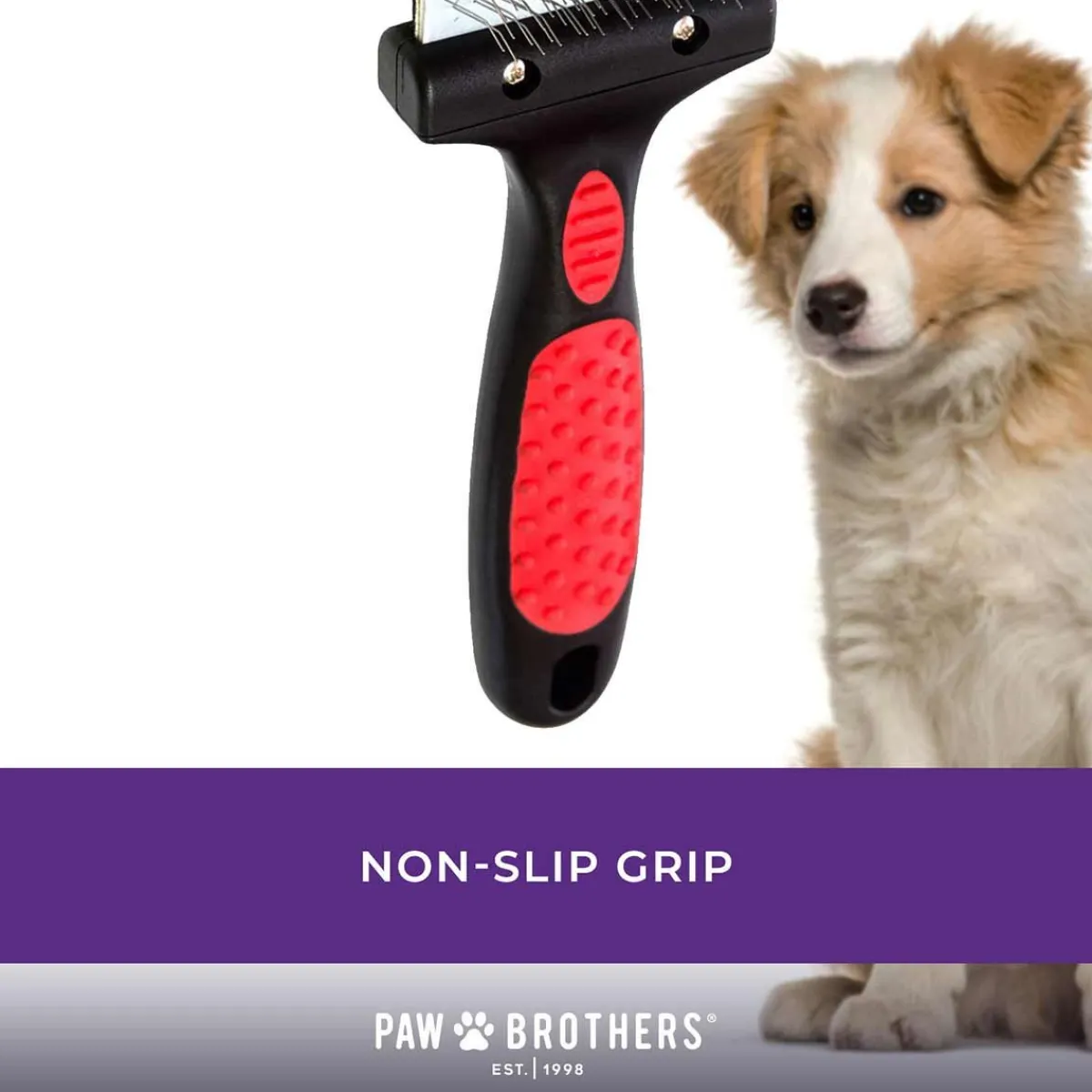 paw_brothers_double_sided_flex_slicker_brush_softsmall_2.webp Ryan's Pet Supplies Paw Brothers Double Sided Flex Slicker Brush (Soft/Small)